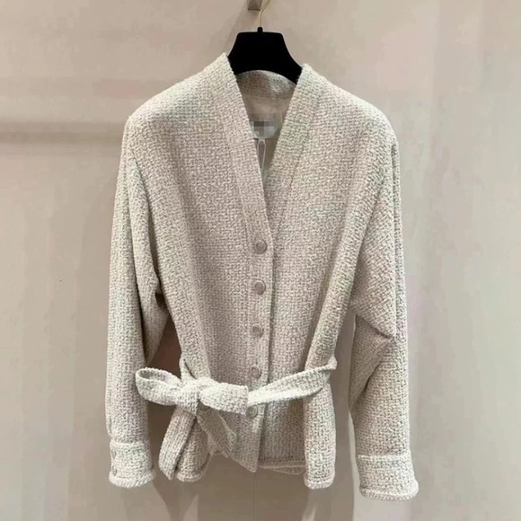 Designer Wool Tweed Jacket - Picture 3 of 10